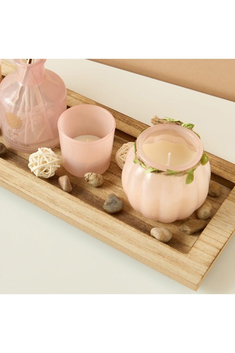 LIFESTYLE مجموعة هدايا صينية عطر الورد الوردي - Image 3